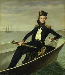 Porträt eines jungen dänischen Marineoffiziers, 1841